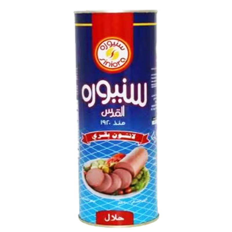 لانشون سنيورة بقري 800غم*12(كرتونة 12حبة )(سعر الحبة1.9833)