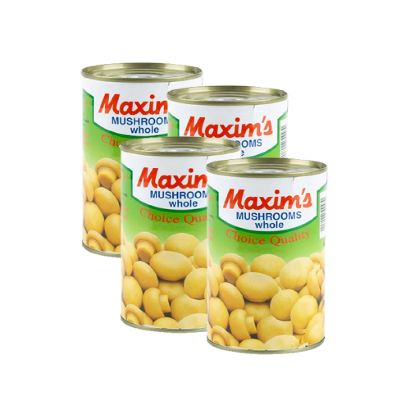 فطر مكسيم حب 425غم 3+1 عرض (كرتونة 24 حبة )