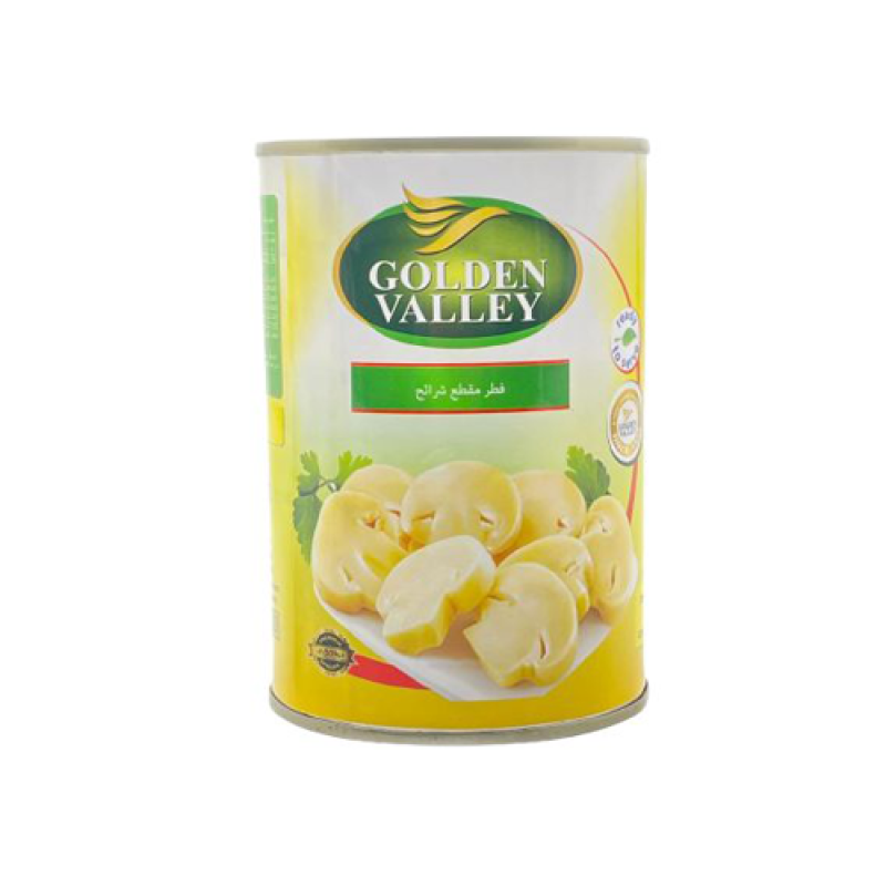 فطر مقطع جولدن فالي 300غم*24 (كرتونة 24 حبة )(سعر الحبة0.375)