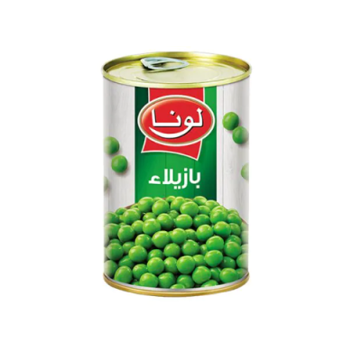 بازيلاء لونا علب 380غم(كرتونة 24 حبة )(سعر الحبة0.36)