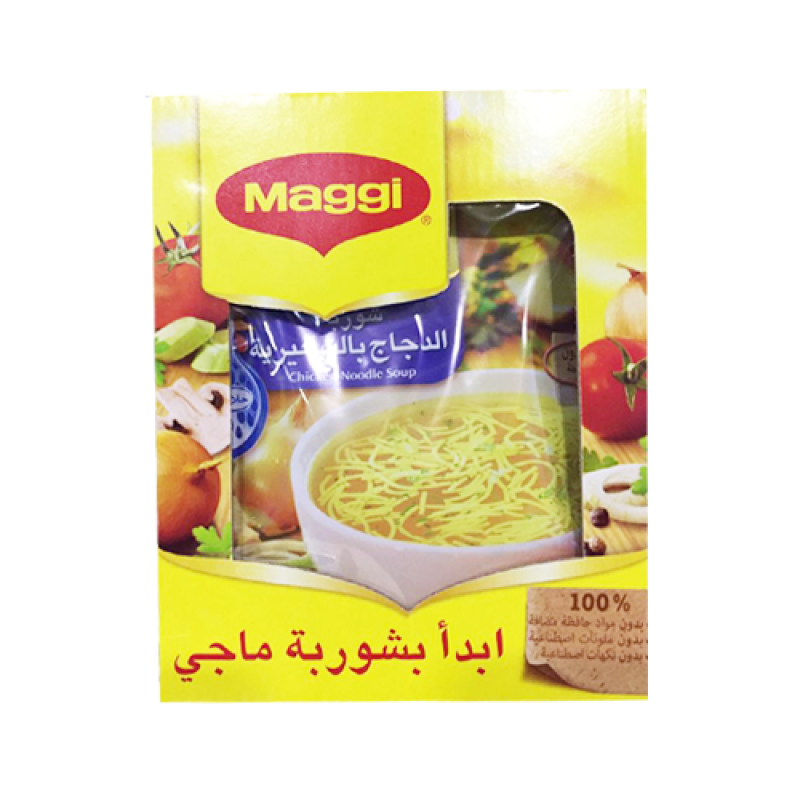 ماجي شوربة شعيرية 60غم *12/ باكيت(كرتونة12حبة )(سعر الحبة9.958)